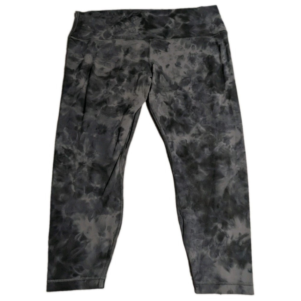 Lululemon Align High Rise Pant 25 Womens 20 Diamond Dye Pitch Grey Graphite Nulu